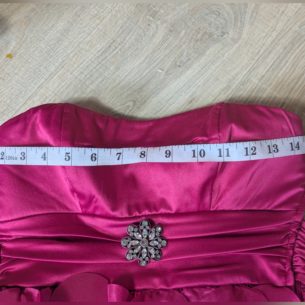 Y2K Strapless Dress, Ruby Rox - Picture 11 of 13